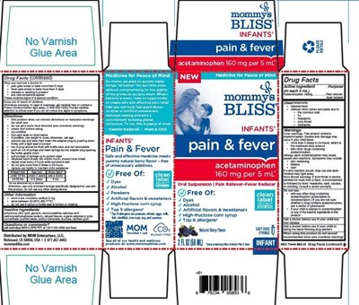 Mommy's Bliss Infants' Pain And Fever (Infant Acetaminophen Pdp Jpg)